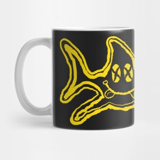 Grunge Shark Happy Face Mug